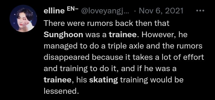 pshroyals's tweet photo. looking back at it now it might seem funny to us because what they thought might be a crazy probability in the past days is what actually happened in reality, but for sunghoon its probably only him who knows how much he had to work at that time to be who he is now.. https://t.co/oEJr4H5SQm