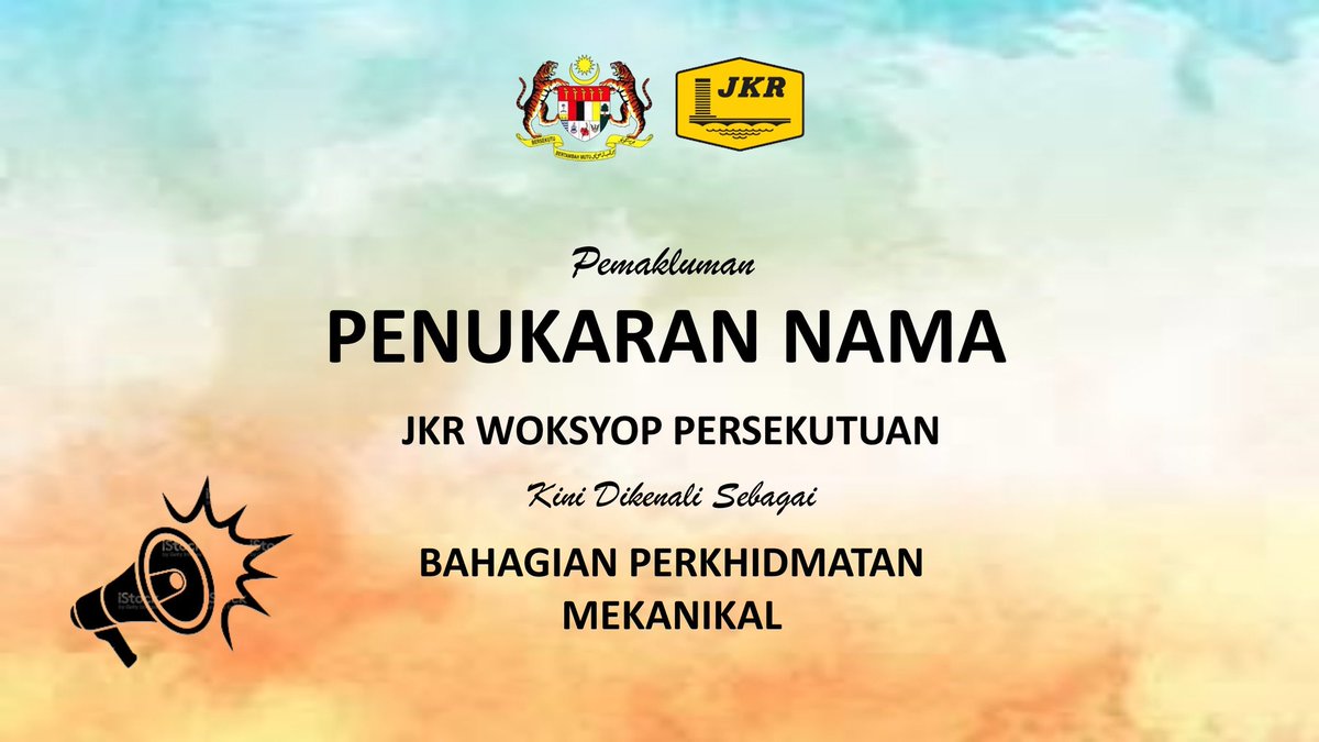 PEMAKLUMAN

Setelah 71 tahun menggunakan nama JKR WOKSYOP PERSEKUTUAN, kini woksyop  melalui fasa 'penjenamaan semula' menyaksikan namanya ditukar kepada BAHAGIAN PERKHIDMATAN MEKANIKAL PERSEKUTUAN

Alamat surat menyurat dan operasi adalah sama dan seperti biasa.