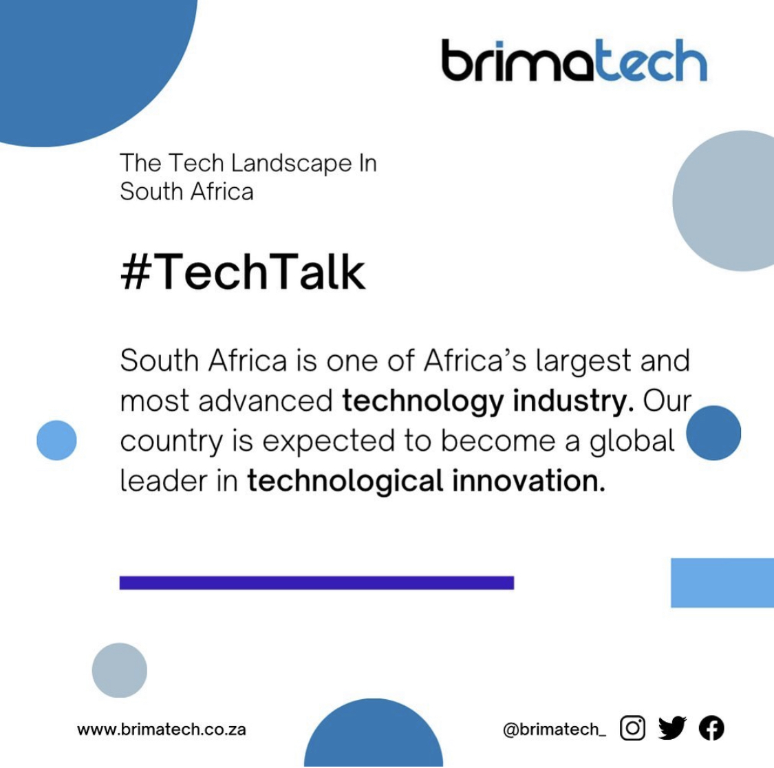 BrimaTech_'s tweet photo. Cape Town has been named South Africa’s “Silicon Valley” with over 450 tech companies that employs thousands of people.

Where do you see the South African tech landscape in the next 5 years? https://t.co/sMoHB3kMae