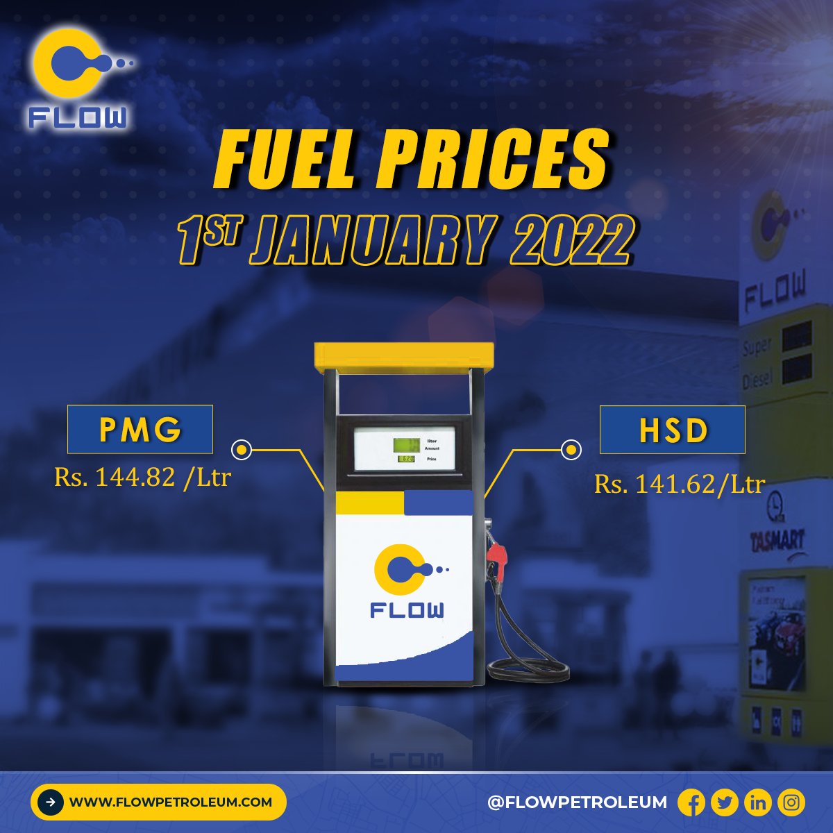 flow_pvt's tweet image. Following are the prices of petroleum products available at our retail outlets, taking effect as of November 1st 2022, with respect to the notification as issued by the Oil &amp;amp; Gas Regulatory Authority.
#flowpetroleum #fuelingthefuture #priceupdate #oilandenergy