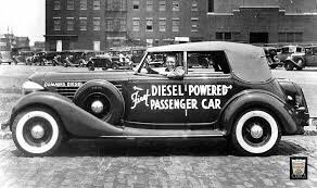 The Diesel engine was invented by Rudolf Diesel 🇩🇪 (1858-1913). #OTD 92 years ago, on Jan 6, 1930, the 1st diesel-powered automobile trip (800 mi.) was completed, in a Packard Touring Car🔻, from Indianapolis to New York City, promoting fuel economy in Diesel engines. #innovation