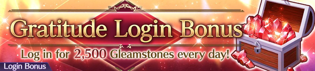 ToCrestoriaWiki's tweet photo. Happy new year!

If you're still playing, look forward to this login bonus, for 2,500 gleams EVERY DAY from next login until EoS. That's 80k in total!

Good luck with your pulls!

#テイクレ
#TalesOfCrestoria https://t.co/3E5vdyne0m