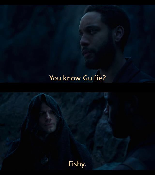 spaceparade's tweet photo. Some love triangles are so epic that they cross over time, space, and intellectual properties. #TheWitcher #WeHeartHenryCavill #TeamGulfieVSTeamFishy https://t.co/qrV7mi3plD