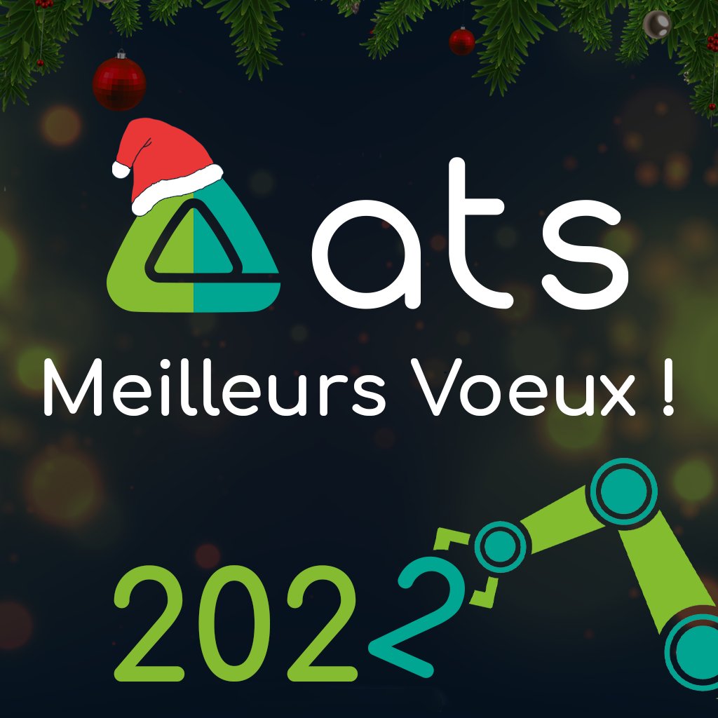[ Meilleurs vœux ]

L'ensemble des équipes ats vous souhaite leurs meilleurs vœux pour 2022. 😁🎊

Notre ambition pour cette nouvelle année est d'accélérer ensemble, la transformation digitale de l'industrie ! 🦾

#accélérateur #engineering #industriedufutur #frenchfab #atsteam