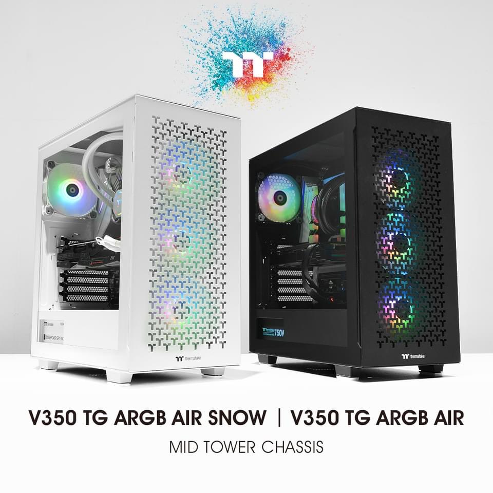 JohnnyHsu6165's tweet photo. Here’s a recap of the products that we introduced to you during 2022 TT Expo Jan Day 1. 

💪Divider 550 TG Ultra Mid Tower Chassis
💪The Tower 500 Mid Tower Chassis (Black/Snow)
💪V350 TG ARGB Air Mid Tower Chassis (Black/Snow)
💪AH T200 Turquoise/Racing Green Micro Chassis https://t.co/6bNmHLtr5V