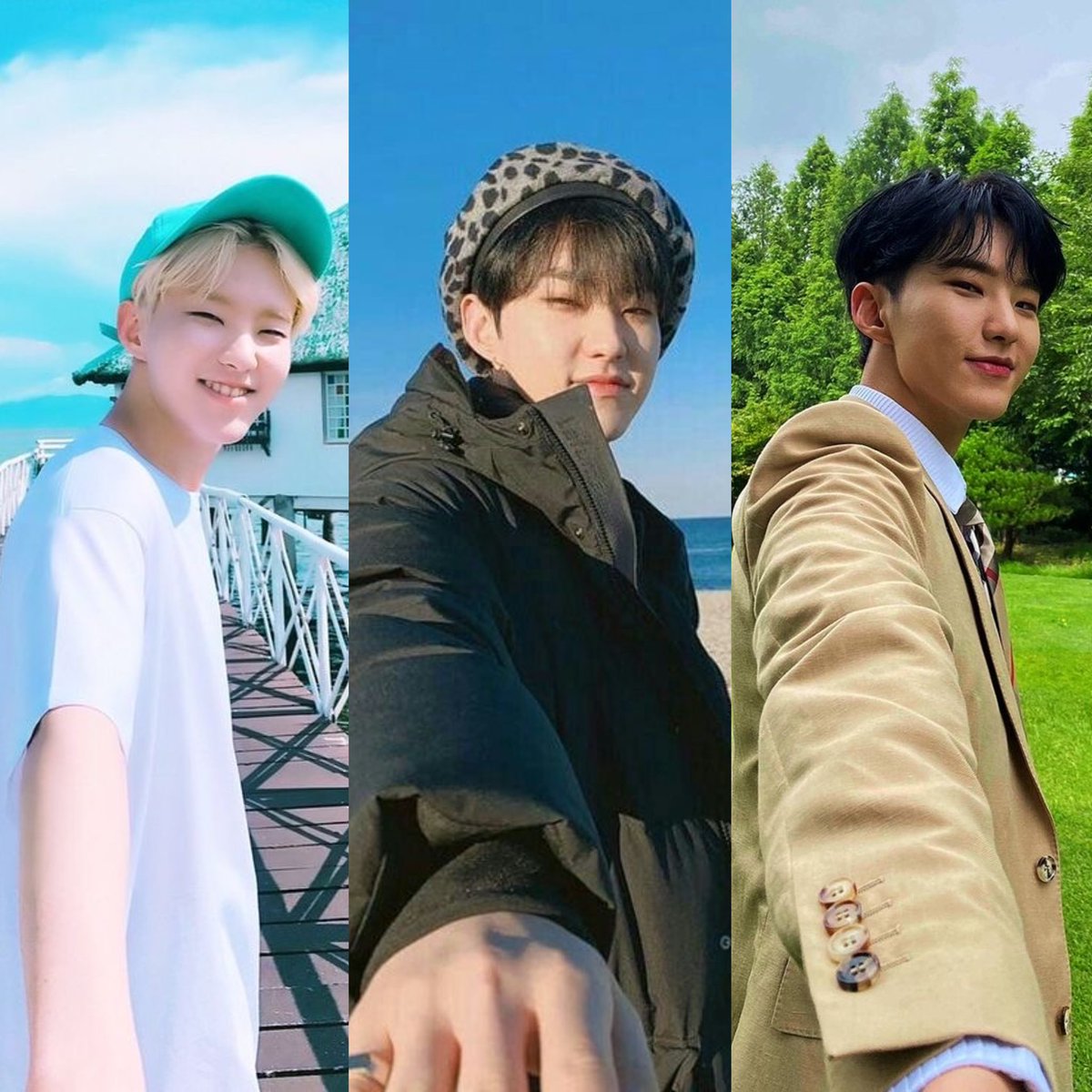 hoshgallery's tweet image. boyfriend hoshi holding ur hand over the years #호시