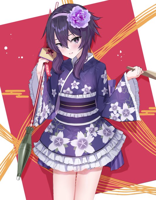 「kimono skirt」 illustration images(Latest｜RT&Fav:50)