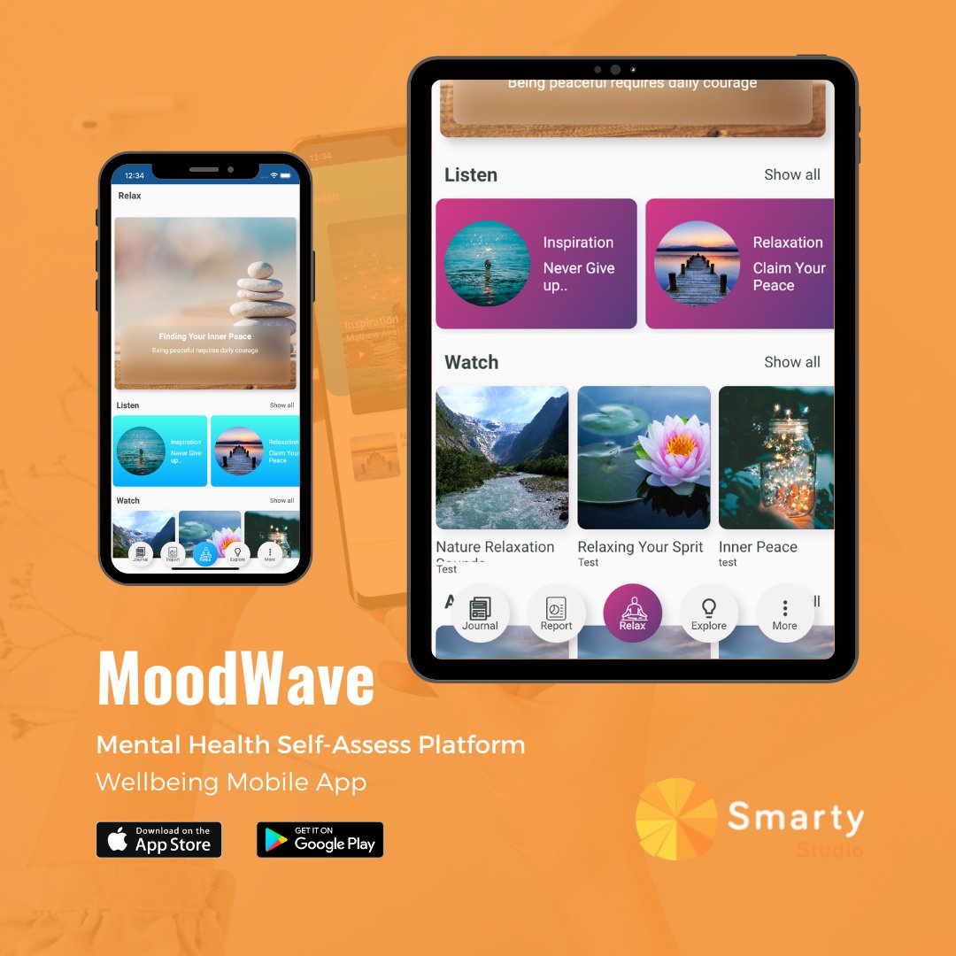 Smarty_Software's tweet image. Smarty Studio has helped develop applications for many startups across different industries including healthcare.

Here is the MoodWave, a mental health assessment and enhancement app.

Learn more @ smartystudio.co.uk/services/app

#MobileApps #AppStudios #GoDigital #AppDevelopment