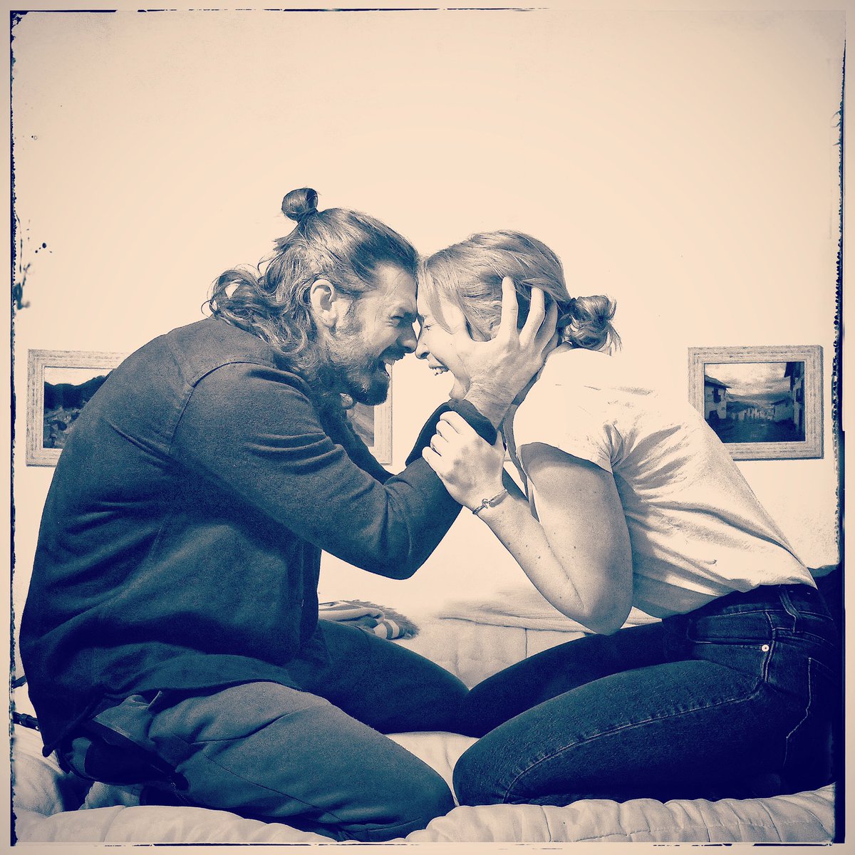 Rehearsal: First glimpse into the world of Cat (<a href="/hollyjohubbell/">Holly Jo Hubbell</a> ) &amp; Bridger (<a href="/ash8887/">a</a> ).
World Premiere!
Opening February 11th- March 6th 2022!!
OVER THE F#(%!NG RAINBOW, SOMEWHERE
a new play
written &amp; directed by
Mario A. Campanaro 
Starring 
Ashley Murray
&amp;
Holly Hubbell