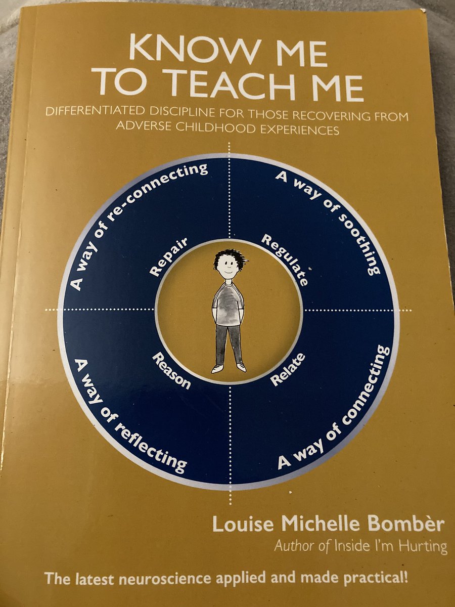 Highly recommend Louise Bomber’s recent book for anyone caring for, and working with, children and young people-particularly those who have experienced trauma. It’s accessible, insightful &amp; practical <a href="/theyellowkite/">Louise M Bomber</a>