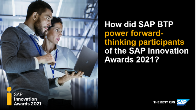 markdw7707's tweet photo. Integration and extensibility means accelerated outcomes for these #SAPInnovation Awards super stars. Discover how SAP Business Technology Platform helped: https://t.co/eFSC7cl0nA https://t.co/LHDmtTW7co