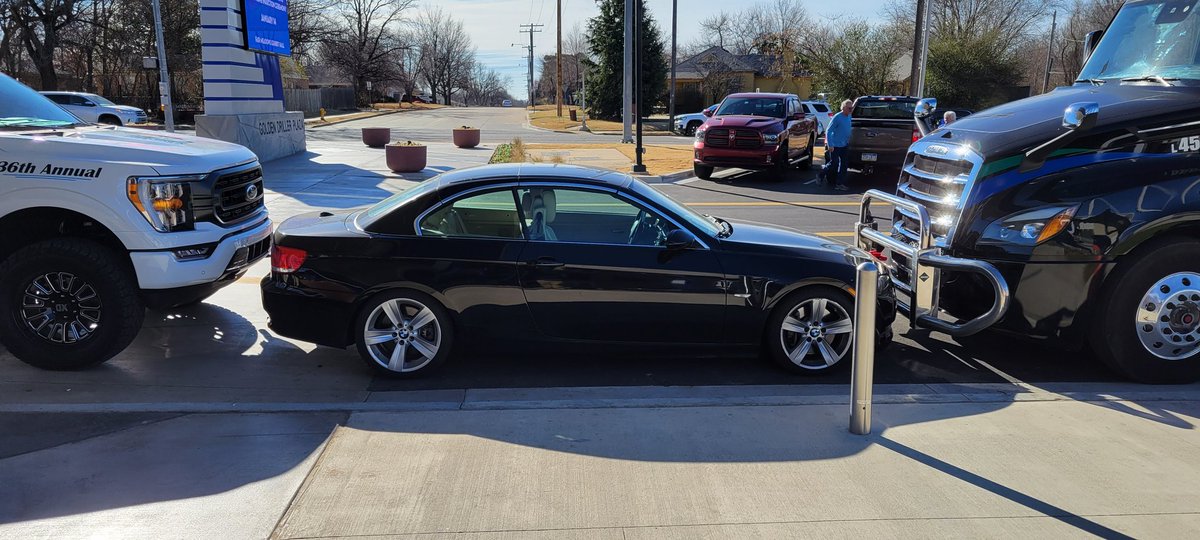 We paged the owner to move their car for over a half-hour. #HaveFun