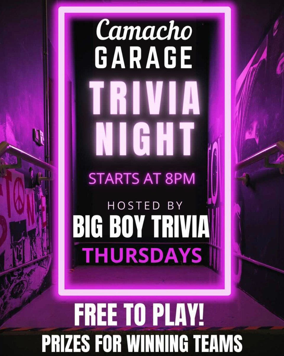 camachogarage's tweet photo. Fresh oysters and Trivia Night makes for the perfect Thursday 🦪 @bigboytrivia is here at 8PM. #camachogarage #cttrivia #trivianight #thursdayinct #thirstythursday #thursdayfun #newhavenct https://t.co/6zyxzUMvOA