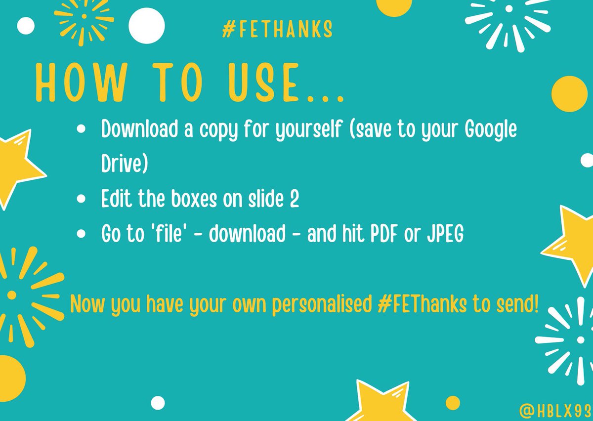 HollieB_FE's tweet photo. Happy Thursday ✨
It's Thursday, which means it’s time to say Thankyou & show appreciation to an FE superstar with #FEthanks
Access the template here: https://t.co/D7Y0MHySxY
Instructions below ⬇️
Don't forget to share your thankyous with us using #FEThanks https://t.co/QlXctlA6no
