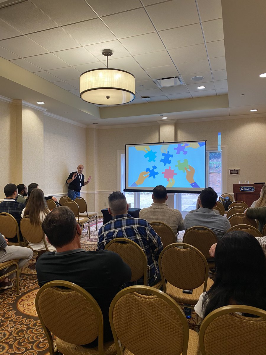 Abe delivering front line motivation workshop at #MarcecoSummit2022 🙏