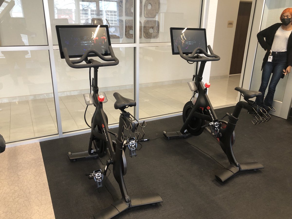 GaryWeingarten's tweet photo. #Peloton Bikes in #Hotel Fitness Centers #ElementHotel Woodridge #NJ “The guests love our Peloton Bikes.” -Director of Operations @onepeloton #Hospitality #Marriott #Amenity https://t.co/dt7vDys6Y9