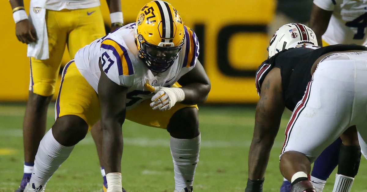 #LSU OL Chasen Hines has declared for the 2022 NFL Draft, he announced.

The Marshall, Texas native was a mainstay on the line since 2020 as a starter.

https://t.co/oLanarZ15A https://t.co/hlCp51QD14