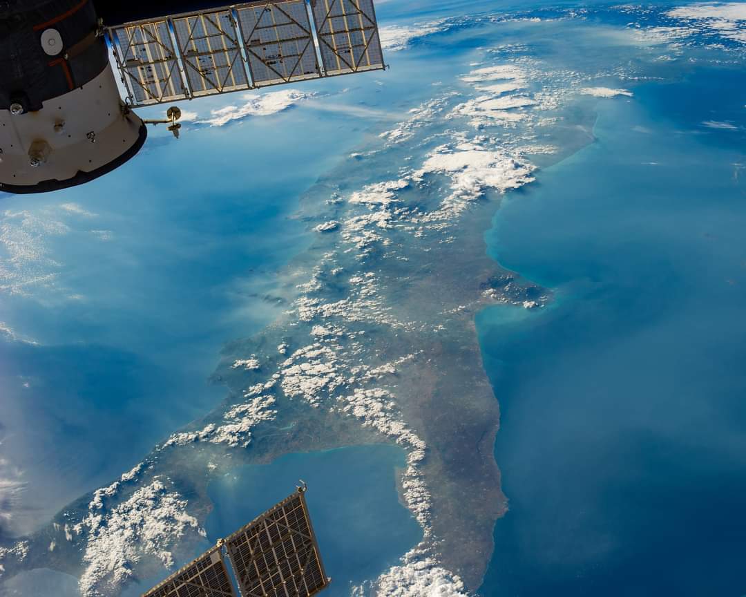 La nostra meravigliosa Italia vista dalla Stazione Spaziale Internazionale.