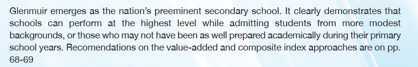 jovanthony's tweet photo. What the Education Commission says about Glenmuir High School in Clarendon as the "preeminent" secondary school in Jamaica: https://t.co/5qQe39f8MC