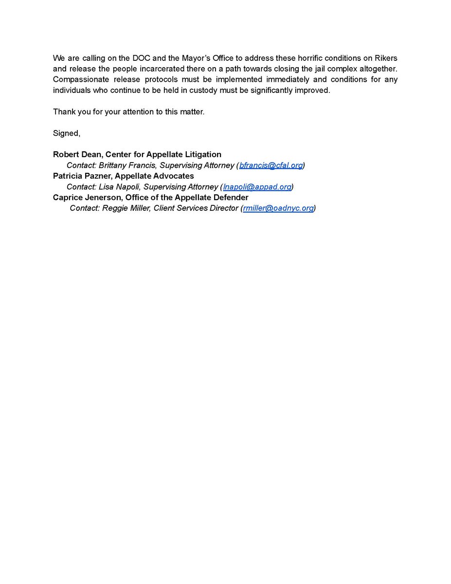 Center for Appellate Litigation tweet media
