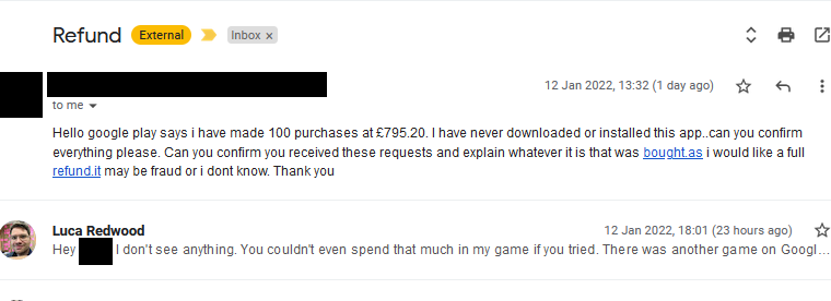 Hmm. Fake Infinity Island is gone, but it seem's its legacy lives on ( he had receipts! :( )