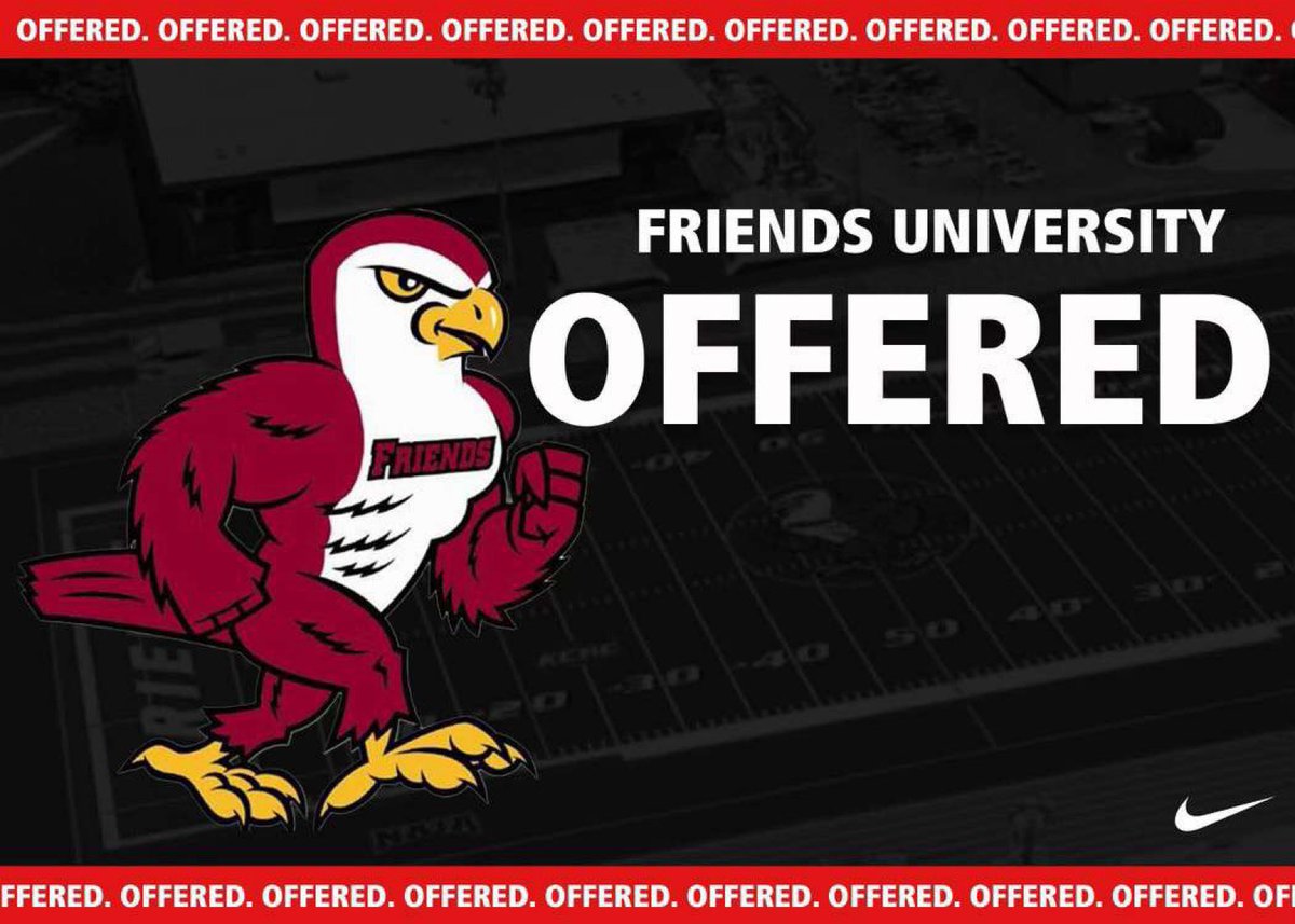After a great conversation with @CoachReedFUniv I am blessed and happy to say I’ve received an offer from Friends University!