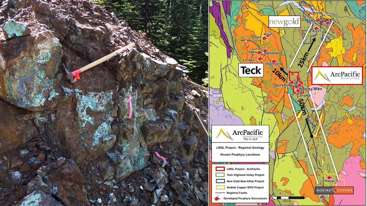 FirstAtlanticNi's tweet photo. With proximal key project's by Teck Resources, Kodiak Copper, and New Gold Inc our #LuckyMike Silver Lode project is highly prospective. It is host to multiple zones of high grade silver, with numerous samples running in excess of 2,000g/t Ag.
#TSXV $ACP
https://t.co/hdkwhWHJVb https://t.co/pdnCgSQkqb