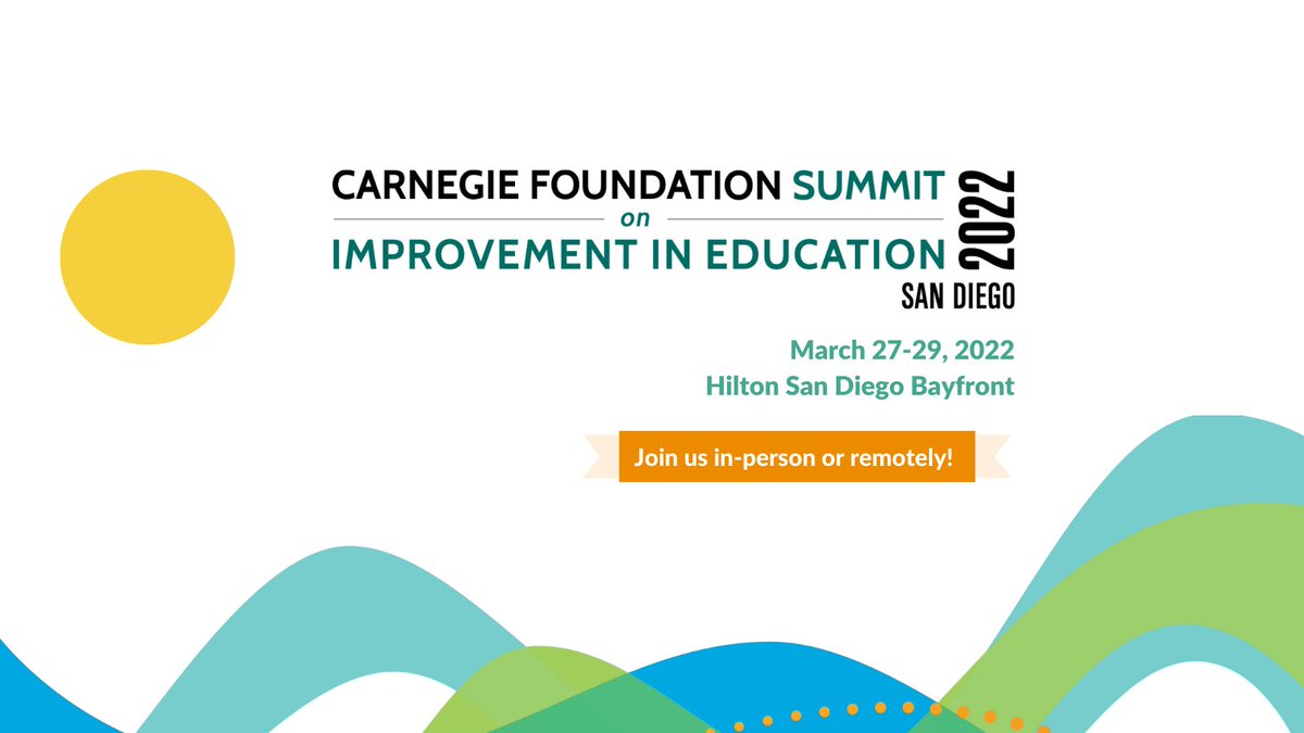 Join @Region14CC at #CarnegieSummit2022! Our team is excited to present on these important topics: building capacity to address equity, value stream mapping, and data and communications to inform systemic change.  #ContinuousImprovement

Register today: https://t.co/dMsy1EwdoH https://t.co/U0y6h2d5JK