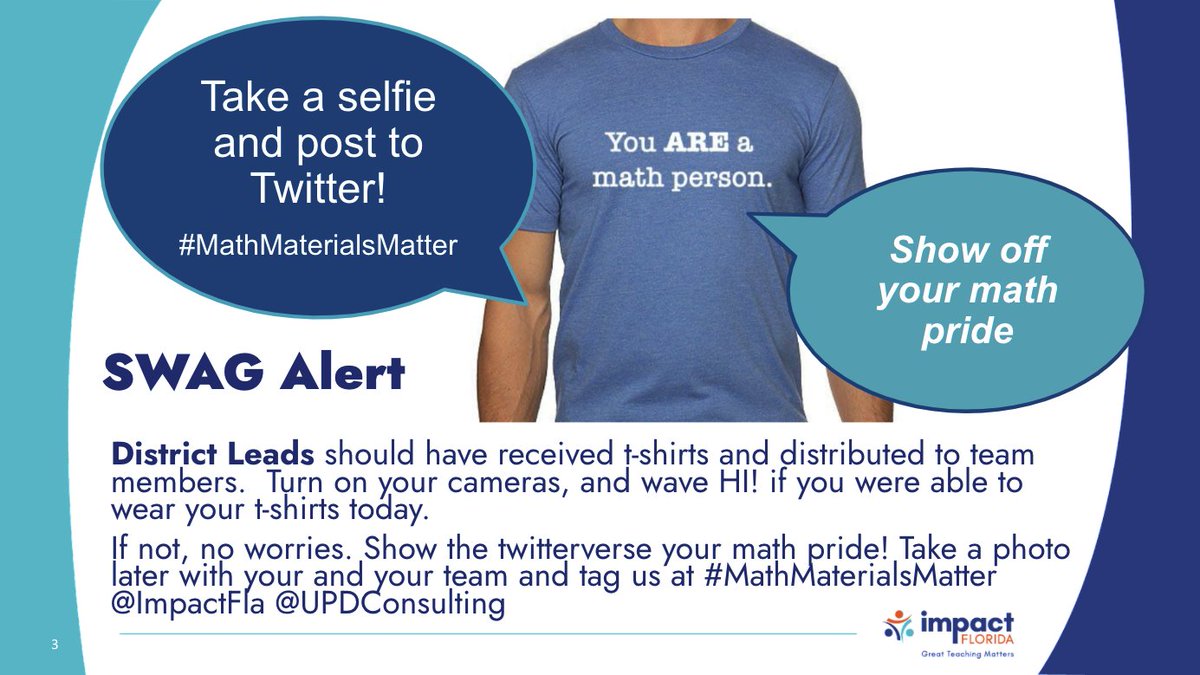 ImpactFla's tweet photo. Today, leaders from eight districts convened to talk about math materials adoption and how they can communicate their final selection effectively to key stakeholders. How are you telling your math story? #MathMaterialsMatter @UPDConsulting https://t.co/PNFdgVR8X7