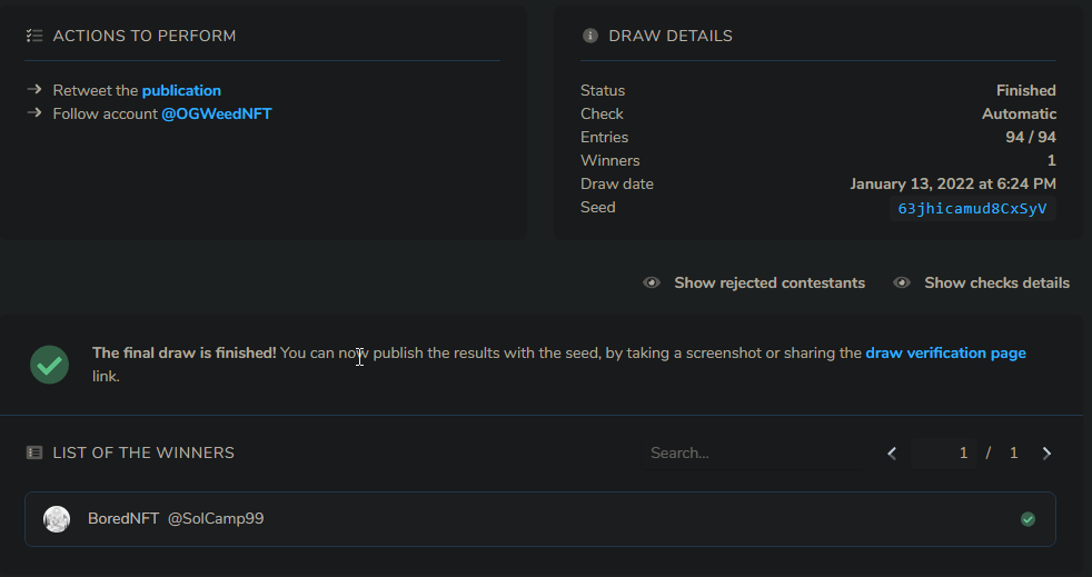 OGWeedNFT | Mint LIVE @0.5 SOL tweet media