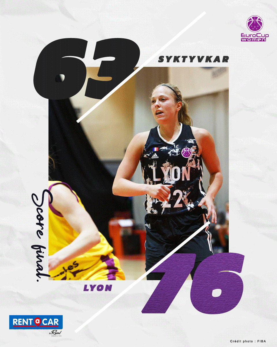 ASVEL_Feminin's tweet photo. ✅ Malgré le retour de @Nika_basket dans le dernier round, les Lionnes s'imposent et conservent une avance de +13 avant le match retour jeudi prochain à Mado Bonnet ! 

Billetterie ➕ https://t.co/MbzJkh8706
#ASVElles #EuroCupWomen https://t.co/C569LEqN1E