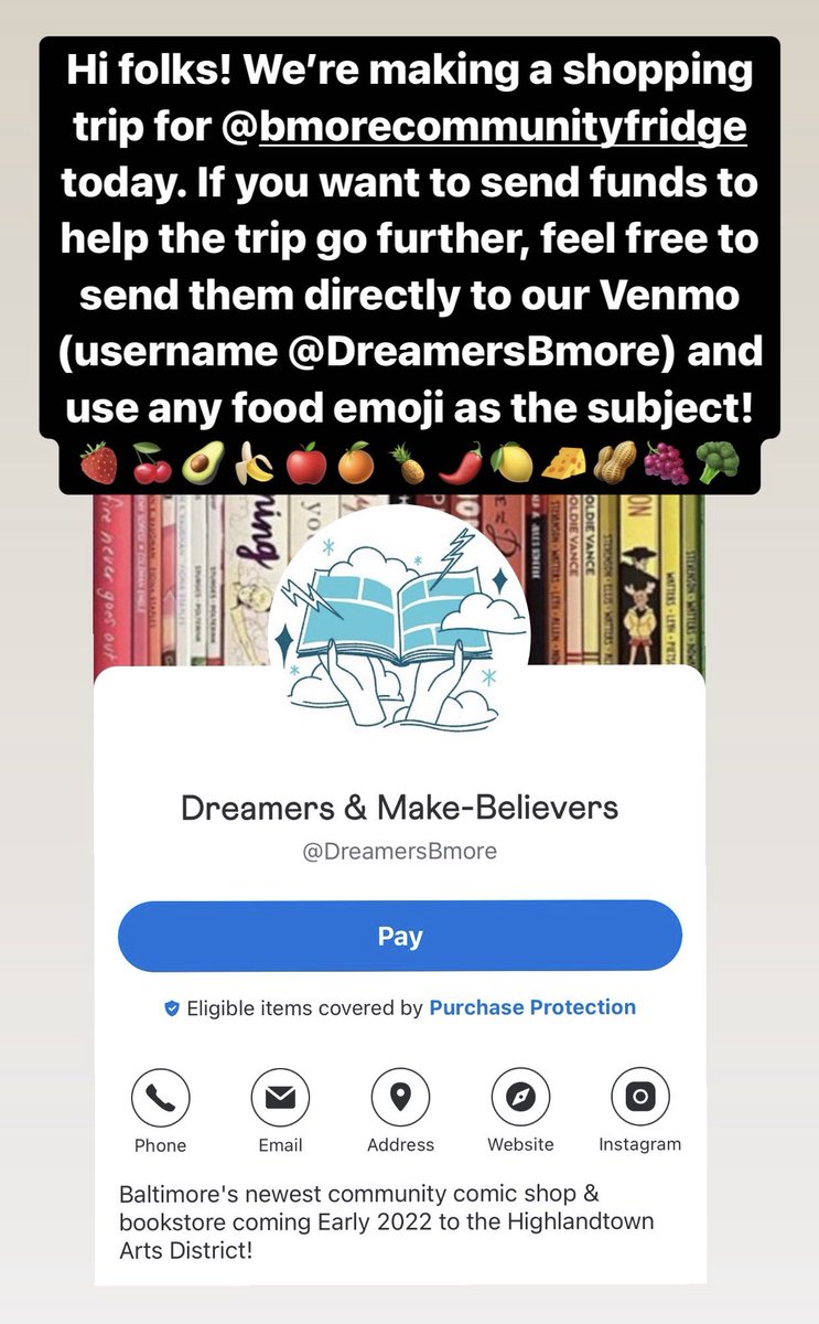 dreamersbmore's tweet photo. Help us stock the Baltimore Community Fridge before the winter weather weekend! https://t.co/LnIfkV9C0l