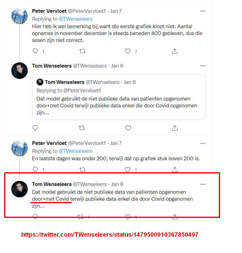 ducdorleans61's tweet photo. #corona, de #cijfers - deel X+1 .. Over de #SIMID grafiek ⬇️ en #top #biostatisticus @TWenseleers ..

@PeterVervloet1 had, volledig onafhankelijk, eenzelfde opmerking als ikzelf : "de historische cijfers in die grafiek zijn niet dezelfde als gepubliceerd door @sciensano .." ?

1/ https://t.co/obYlFzN994