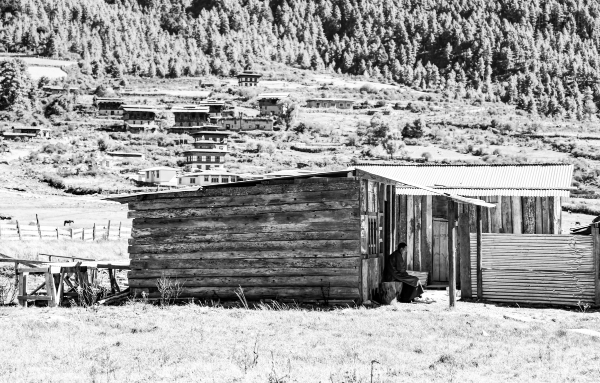 Solitude. Bhutan. Photo by VTPR. More at throughamonkseye.com