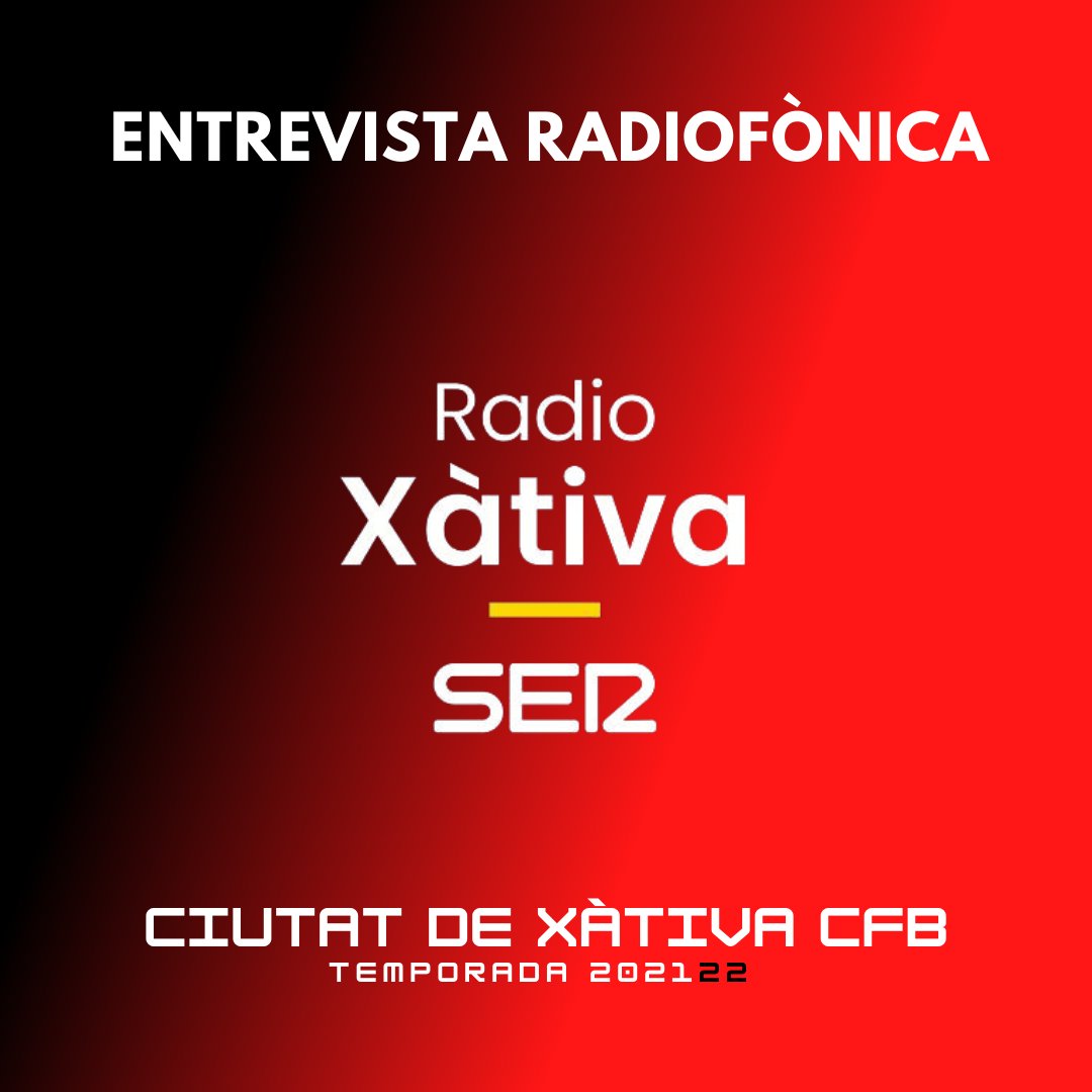 📻 Marcos Prieto, un dels coordinadors dels equips del #Futbol11CDX, ha participat una setmana més en el programa SER DEPORTIVOS de RADIO XÀTIVA per comentar l'actualitat de l'escola. 

play.cadenaser.com/audio/16420683…

#EntrevistesCDX #AmuntCiutat #CDX202122 #OrgullXativí