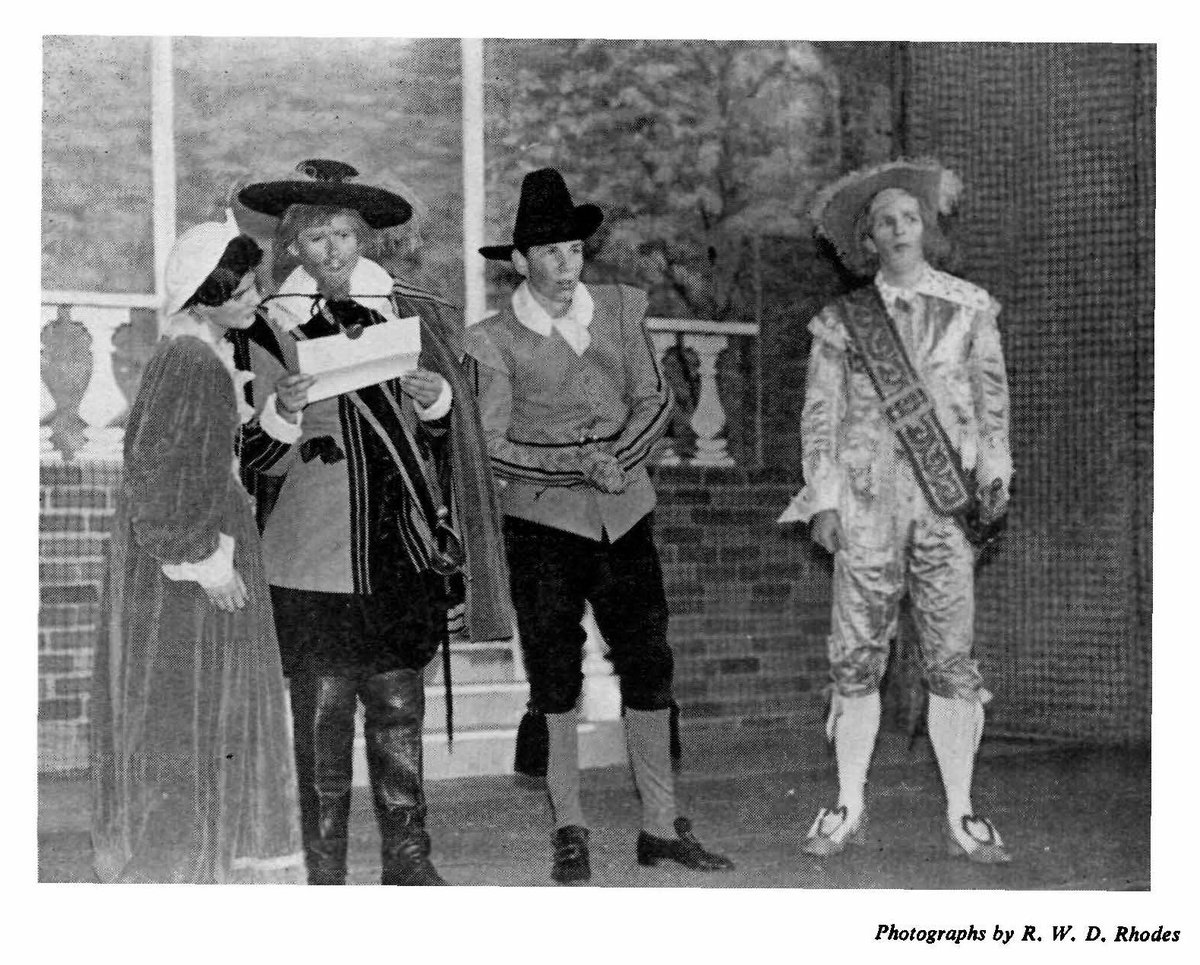 #TwelfthNight featured again as the #SchoolPlay @StJohnsSurrey in December 1964. Directed by  Derek Pitt, set design by Michael Shaw, these photos were taken by Richard Rhodes #TeachingStaff @OldJohnians #SchoolDrama @SchoolArchives1