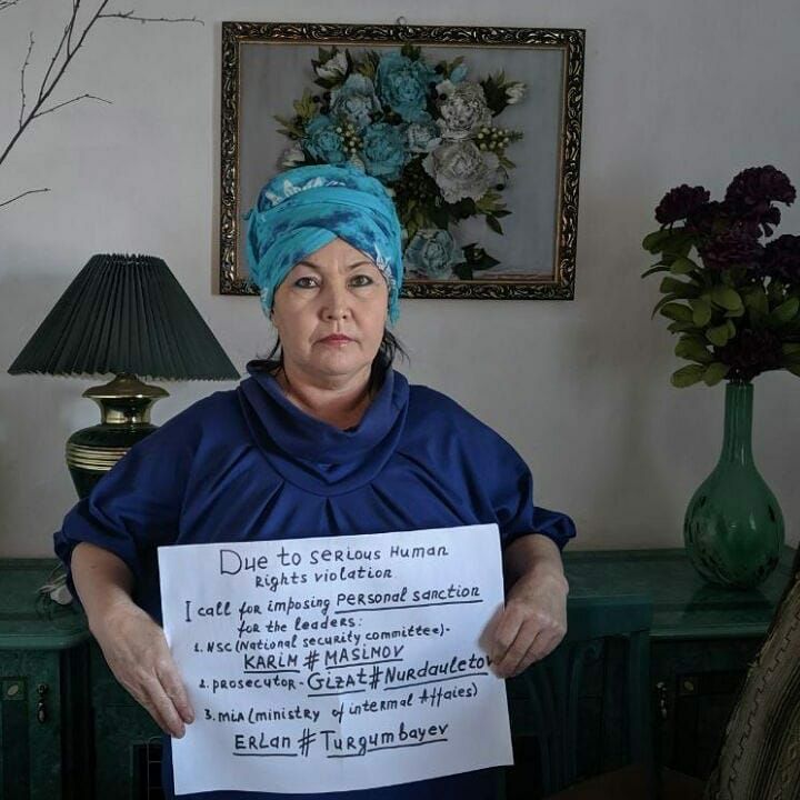 SimkaAktiv's tweet photo. ‼️SOS‼️
#Humanrights activist Aya #Sadvokasova was detained by police for informing the world community about human rights violations in #Kazakhstan! https://t.co/9iD5L1DsK8