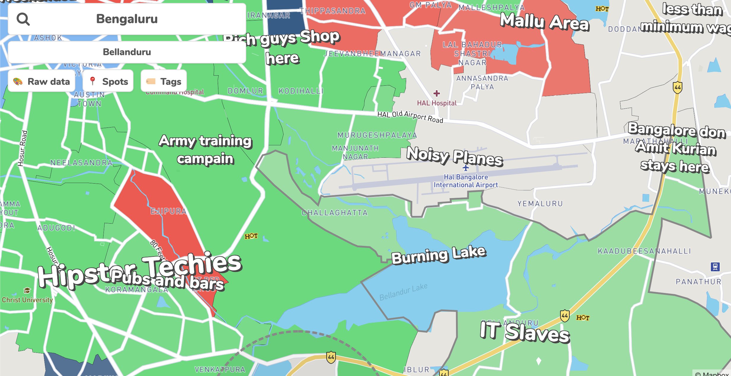 Austin Town Bangalore Map Siddarth Jain On Twitter: "@Hoodmapsapp Has Some Of The Wittiest  Descriptions Of Areas In #Bangalore! 😂😂😂 Best One Definitely Was "Yeh  Lake Nahi, Gatar Hai" And "Billionaire Boys Club" @Peakbengaluru  Https://T.co/Syg3Fjtv4G" /