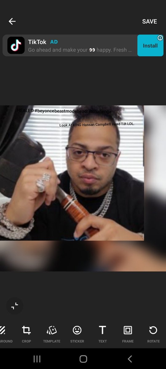 HEALED <a href="/hassan_campbell/">Hassan Campbell</a> Look At KING Hassan Campbell Spiritual Lawmaker. #beyoncebeastmodetilt #beyoncebeastmodeheadtiltchallenge #showusyourtilt