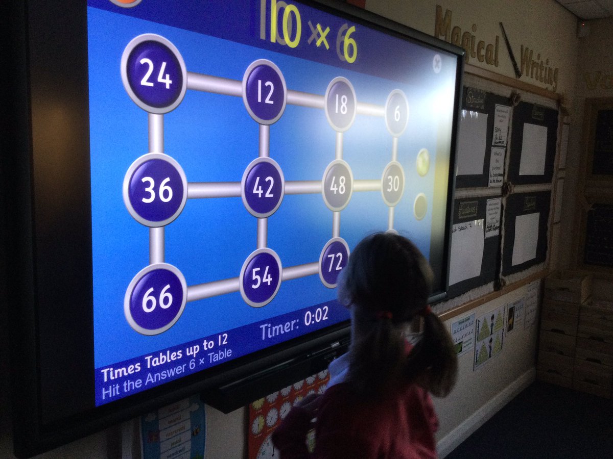 WMPrimaryY4's tweet photo. We are practising our times table and battling against each other with a fun game of hit the button.
#mathswizards
#aimhighsucceedbehappy https://t.co/0CiMnU2WS8
