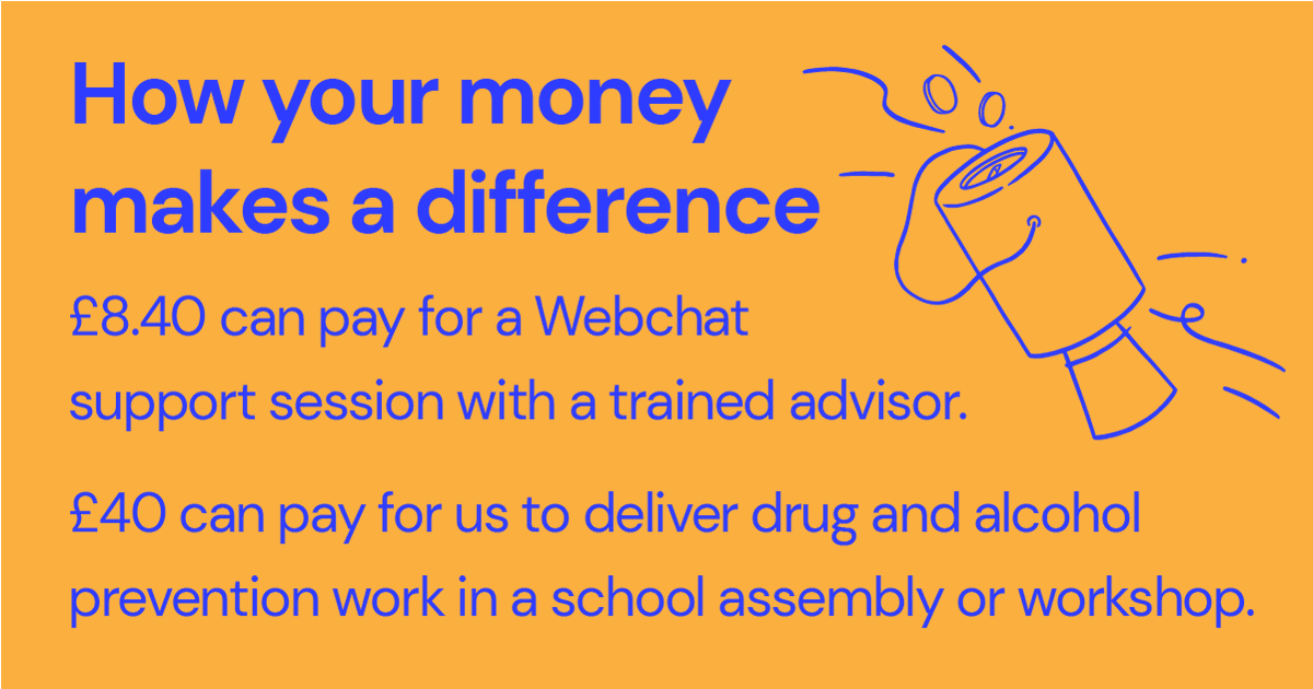 WeAreWithYou's tweet photo. Help us make sure that everyone who needs it gets support with drugs, alcohol or mental health. Every time you make a donation, we have the opportunity to change someone's life for the better. 
https://t.co/Jrj1xuIUQU https://t.co/UKzghIiZIv