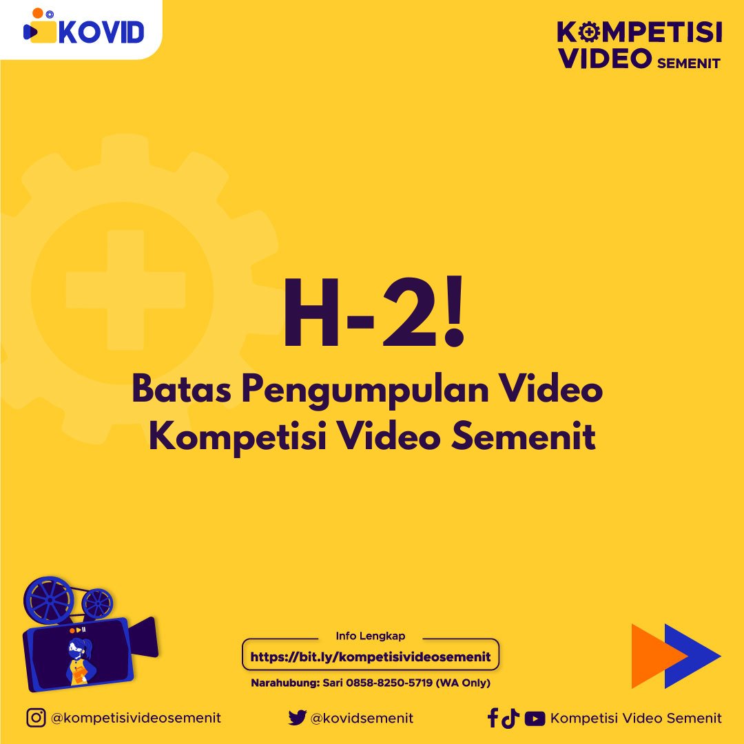 Kompetisi Video Semenit tweet media