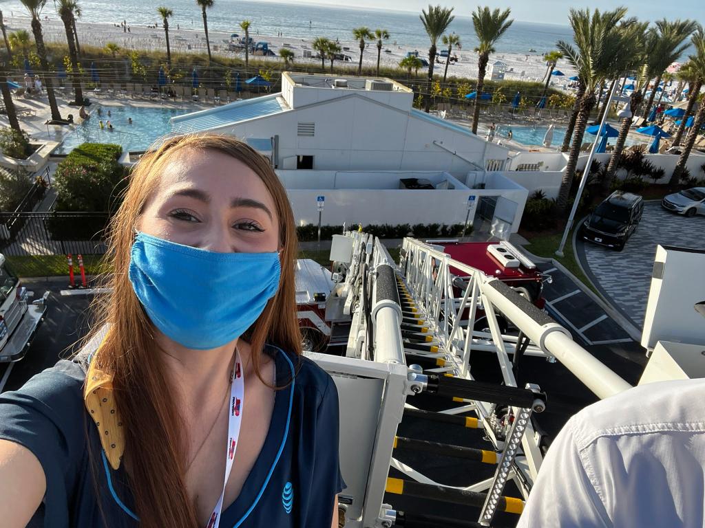 LifeAtATT's tweet photo. Our team will go to any heights for our clients...annnnd it might help to have a fire truck.
Kirsten loves helping connect first responders to @FirstNet, America’s dedicated communications platform for #firstresponders. See how you can too: https://t.co/gQCBm09PVG.
#LifeAtATT https://t.co/Oq2GIGoLDq