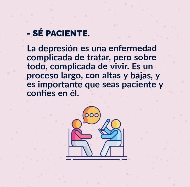 Dztyray's tweet photo. La depresión es un trastorno mental caracterizado por un bajo estado de ánimo, sentimientos de tristeza y abatimiento q afectan mente y cuerpo y que puede conducir al suicido a quien la padece

Comprensión, empatía y respeto

13 de enero
#DiaMundialContraLaDepresion

Cómo ayudar: https://t.co/cbldepGG7k