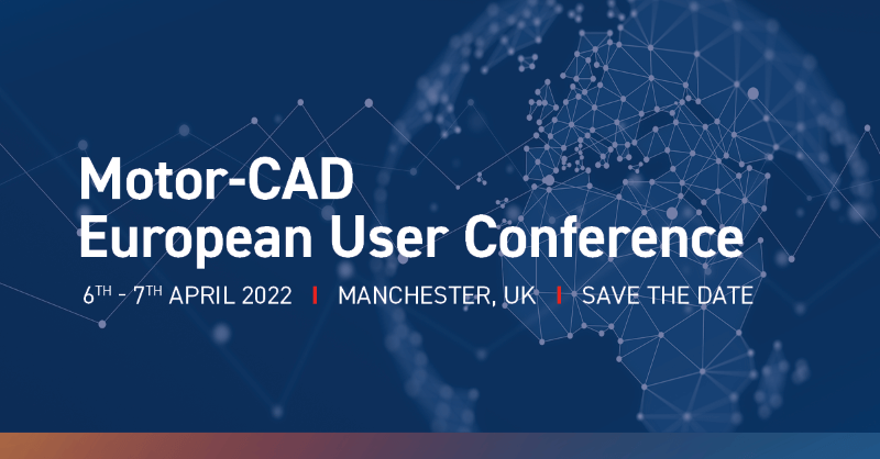 MotorDesignLtd's tweet photo. Motor Design Ltd are excited to invite you to join us at the 2022 Motor-CAD European User Conference: an in-person event taking place on the 6th – 7th April in Manchester, UK. Find out more and view our Call for Papers here: https://t.co/8Umj4975hV

#MotorCAD https://t.co/QHKcjXn1ZE