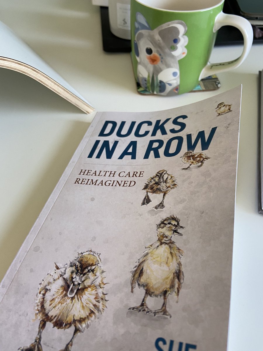 Another book 📖 has arrived and I just read the preface over lunch… I’m hooked already @suerobinsyvr 👍🏻 Can’t wait to continue over the weekend on a comfy sofa 🛋 with a warm cuppa ☕️ #ptexp #patientengagement Don’t tell me the ending… do those ducks align?? 🙄😆🦆🐥🐥🐥🐥🐥