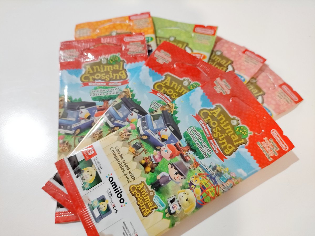 SharuyaACNH's tweet photo. Al final me las apañé para conseguir otros 3 sobres de caravanas! Y ya que estamos, pues rapiñamos un poco de otras series 😊
Unboxing? Ahora en comentarios pondré las que salen :3

#AnimalCrossingNewHorizons #AnimalCrossing #NintendoSwitch #ACNH https://t.co/A5tRWUfmU7