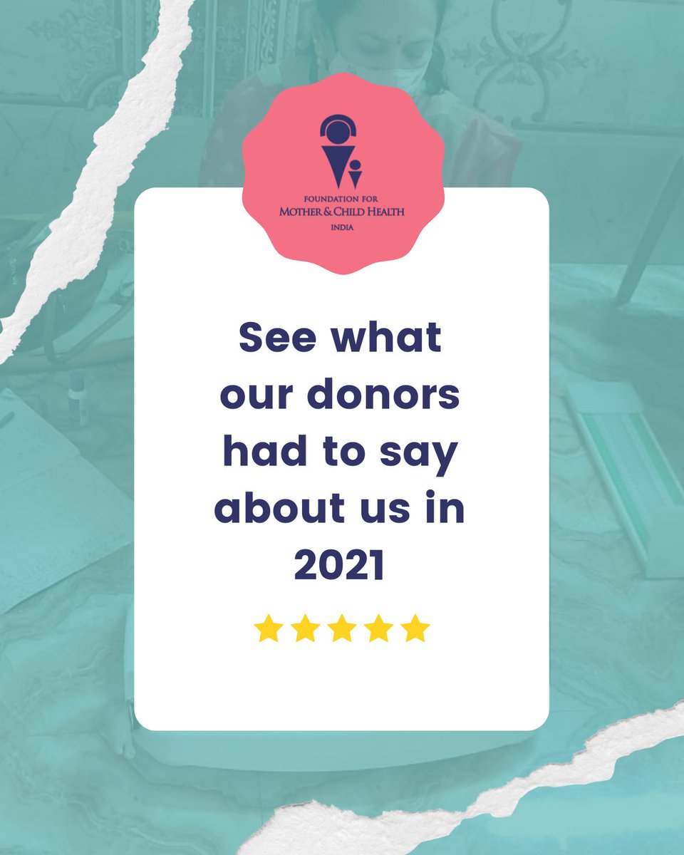 FMCHIndia's tweet photo. Here’s a round-up of what our donors had to say about us in 2021. We are super lucky and grateful to have worked with such wonderful donor teams that support us and empower us on our journey in fighting malnutrition in India.

Thank you @Wipro @Waterloo_TWF https://t.co/vsGUZ5jfSA