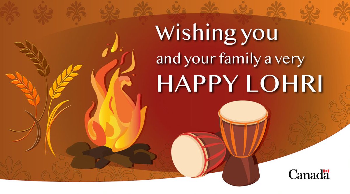 Wishing a #HappyLohri to the Punjabi community in Canada and around the world! May this holiday bring you and your family joy and prosperity. 
#LohriFestival #Lohri