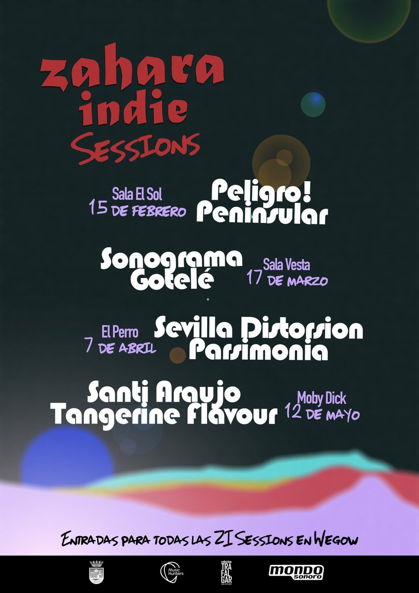 rockeando7's tweet image. El Festival @zaharaindie anuncia las #ZaharaIndieSessions en salas de Madrid con, @Peligroband @wearepeninsular @SonogramaGrupo @GoteleBand @ishbiliyafuzz @LosParsimonia @SantiAraujo y @TangerineFlav 

Entradas en @wegowES